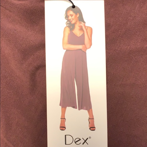 Dex Burgundy Jumpsuit